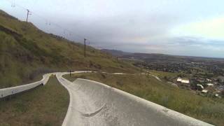 Alpine Slide at Heritage Square Golden Colorado  Alpine Slide Colorado [upl. by Naitirb]