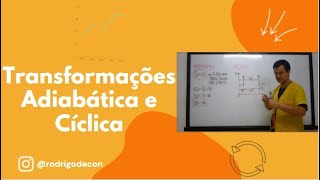 Aula 06  Transformações Adiabática e Cíclica [upl. by Aniretak]