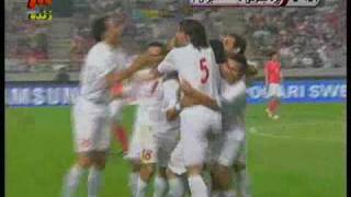 South Korea 1 1 Iran Full Highlights World Cup 2010 Qualifying 15062009 [upl. by Nertie]