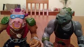 TMNT 1988 Bebop and Rocksteady Figures [upl. by Aitsirhc197]