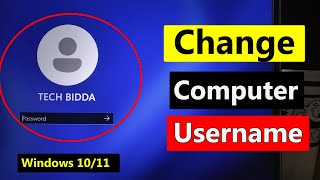 How To Change Username in Windows 10 or 11  How to change pc name [upl. by Rolandson]