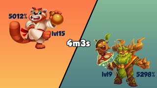 Rush Royale 261  TREANT lvl 9 IS INSANE  PvP gameplay vs Spirit Master [upl. by Aihcropal]