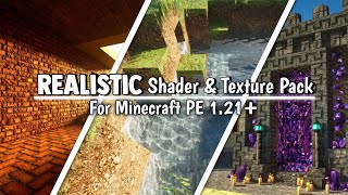 Best Ultra Realistic Shader amp Texture Pack For MCPE 121 [upl. by Haag]