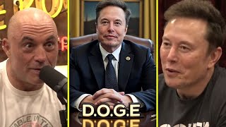 Elon Details How He Will Manage Efficiency quotHow do you have timequot  Joe Rogan amp Elon Musk [upl. by Yebba]