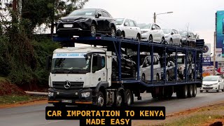 Car Importation Process form Japan to Kenya Cars Importation and Delivery from Japan to Kenya [upl. by Hilarius]