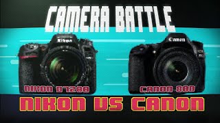 Camera Battle Nikon D7200 VS Canon 80D [upl. by Erusaert372]