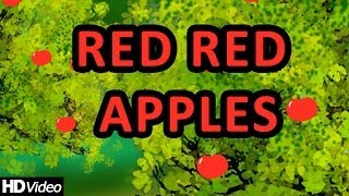 Red Red Apples  Nursery Rhymes  Learning English Preschool Rhymes For Children [upl. by Sofie247]