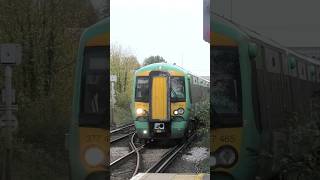 Class 377s trundle into Hampden Park Railway Station  22102024 [upl. by Gnep]