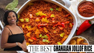 How To Make Jollof Rice  GHANAIAN JOLLOF RICE [upl. by Weitman]