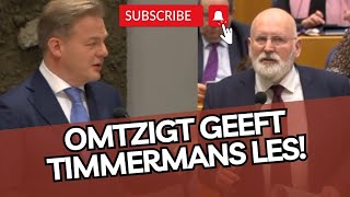 Omtzigt SLOOPT Timmermans Timmermans is WOEST [upl. by Maryly368]