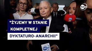 PKW odrzuciła sprawozdanie finansowe PiS Kaczyński zabrał głos Mówił o quotdyktaturoanarchiiquot [upl. by Herc]