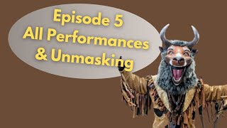 Episode 5 All Performances  Reveal  The Masked Singer South Africa Season 2 [upl. by Ardnassac]