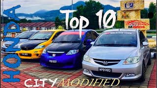 Top 10 Honda City Modified  4th Generation  GD  20032008  M Bros [upl. by Chandal]