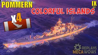 PINIAAAATAAAA BRAWL with Pommern  World of Warships Gameplay [upl. by Ardussi345]