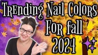 🔥HOT Fall Nail Trends 2024  TRENDING Creme Shades fallnails fall nailpolish nails nailtrends [upl. by Seroka799]