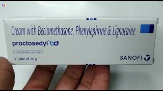 Proctosedyl Bd Cream How to use  Beclomethasone phenylephrine amp Lignocaine Cream Uses  Proctosedyl [upl. by Emera]