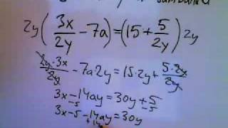 Matematik 1b 1c A Ekvationer variabel i nämnaren avancerat exempel mbo13mat01c [upl. by Asecnarf]