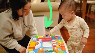 1 Year Later FisherPrice Laugh amp Learn Around the Town Learning Table Unboxing amp Playtime Review [upl. by Landan872]