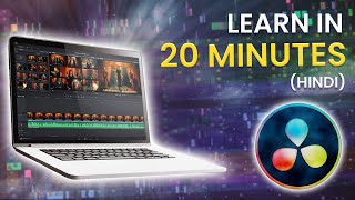 Davinci Resolve 17 Tutorial for Beginners in Hindi  YouTube Video Editing On Davinci Resolve  2022 [upl. by Harrat]