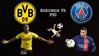 PSG Best goals by Mbappe Vs Borussia [upl. by Arlan]