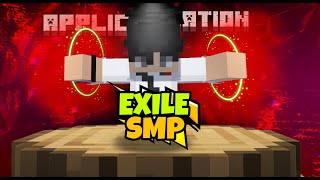 My BEST APPLICATION FOR EXILE SMP SEASON 3 [upl. by Cayser]