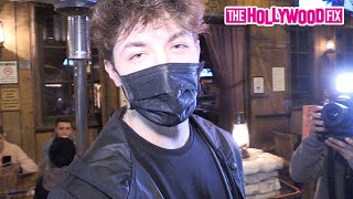 Griffin Johnson Reacts To Dixie DAmelio Diss Track Rumors While Leaving Saddle Ranch 111420 [upl. by Storer]