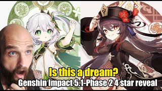 Genshin Impact 51Phase 2 4 star reveal Is this a dream [upl. by Aipmylo]