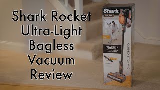 Shark Rocket UltraLight Bagless Vacuum Review  best corded stick vacuum [upl. by Abbey194]