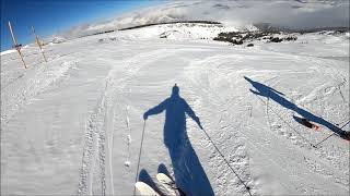 Skiing Cirque Headwall Snowmass Colorado February 2021 J Skis Wolfwalks [upl. by Bolen761]