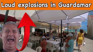 Tour Guardamar  loud explosionsGuardamar del Seguro costa blanca Spain [upl. by Maurine]