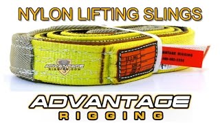 Nylon Lifting Slings  Advantage Rigging [upl. by Otrebla]