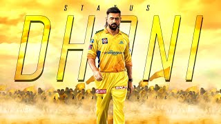 Dhoni In Chennai  Thala Dhoni  Dhoni status  CSK  Dhoni entry  msdhoni cskstatus [upl. by Coben122]