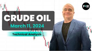 Crude Oil Daily Forecast and Technical Analysis for March 11 2024 by Chris Lewis for FX Empire [upl. by Itsirc]