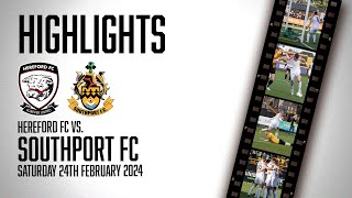 HIGHLIGHTS  Hereford 21 Southport [upl. by Webster878]