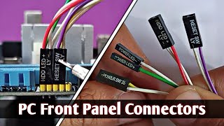 Front Panel Connection in Motherboard  CPU ke Front Panel ka Connection Kaise Kare  Easy Step [upl. by Ehc]