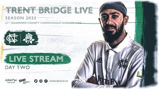 LIVE STREAM  Day 2  Nottinghamshire CCC vs Lancashire CCC [upl. by Aehtla]