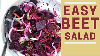 Easy Beet Salad  Brain amp Immune Boosting Recipe [upl. by Inavoig777]