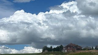 Pullman WA Cumulus Clouds Turning Into Cumulonimbus Thunderstorm Development Underway [upl. by Northington]