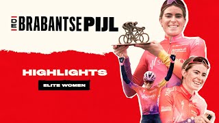 HIGHLIGHTS Elite Women  DE BRABANTSE PIJL 2022 [upl. by Delastre657]