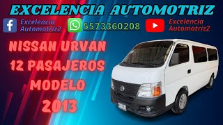 Nissan Urvan 12 pasajeros Modelo 2013 En Venta [upl. by Anigal529]