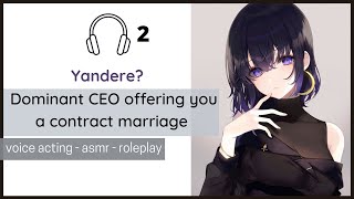 Dominant CEO offers you a contract marriage 22 ASMRVA [upl. by Teague]