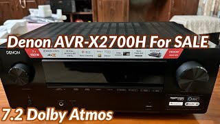 Low Budget DEMO PIECE  Denon AVRX2700H 72 Dolby Atmos AVReceiver For Sale 9842019877 [upl. by Aiceled]