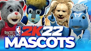 Mascots in NBA 2K22 [upl. by Pestana626]