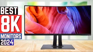 Top 5 Best 8K Monitors in 2024 Benefit And Buying Guide [upl. by Eecak303]