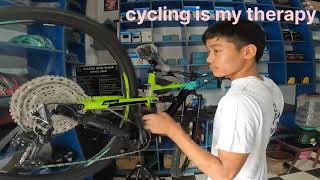 my polygon mtb unboxing and assemble today [upl. by Ecnatsnok]