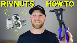 How To Install RIVNUTS  FULL DIY TUTORIAL  How To Install Nutserts amp Nutrivets using RIVNUT GUN [upl. by Swen685]