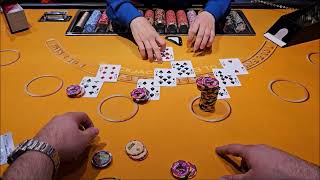 Over 10000 SPLITS On High Limit BLACK JACK Table [upl. by Eniak154]