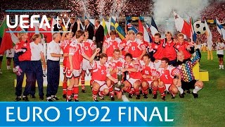 Denmark v Germany UEFA EURO 92 final highlights [upl. by Tonya]