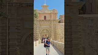 Beauty amp Charm  Discovering the Entrance Of The Magical Mdina in Malta [upl. by Lebama]