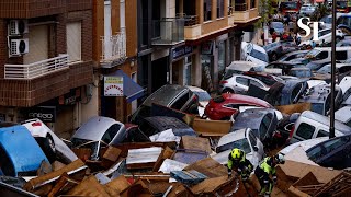 Death toll rises in Spain as Valencia residents clean up muddy debris [upl. by Zerdna]